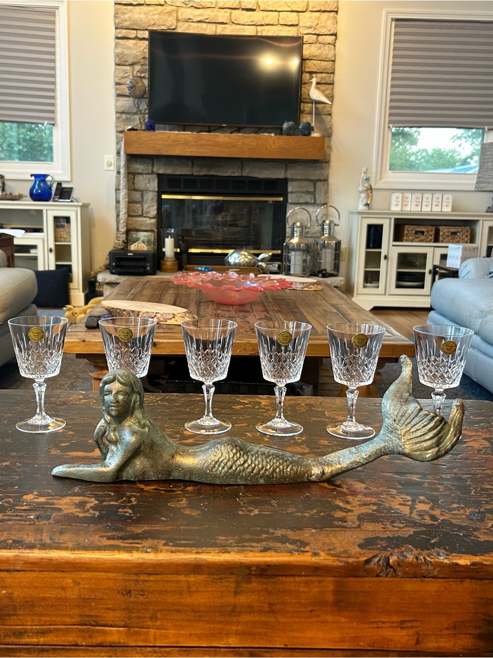 VNTG 1980s “Princess Grace”👑 Crystal Wine Glasses by Kanney in Original Boxes